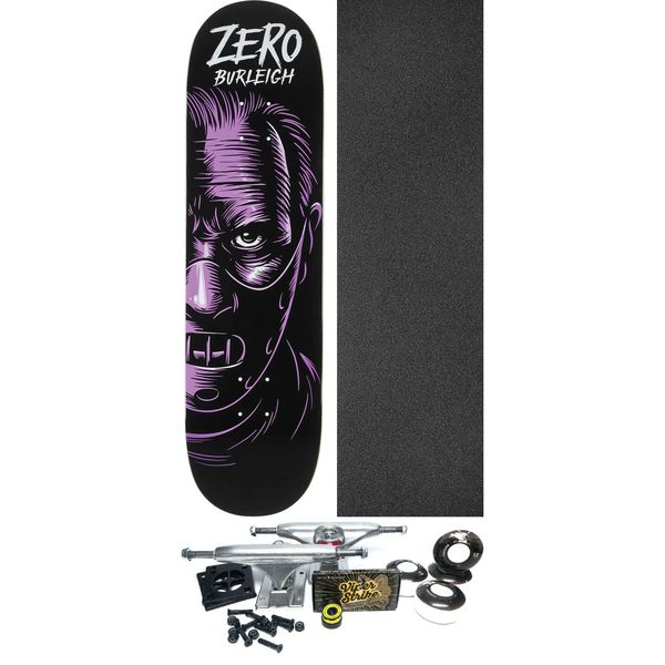 Zero Skateboards Brandon Burleigh Fright Night 2 Hannibal Skateboard Deck - 8.5" x 32.3" - Complete Skateboard Bundle